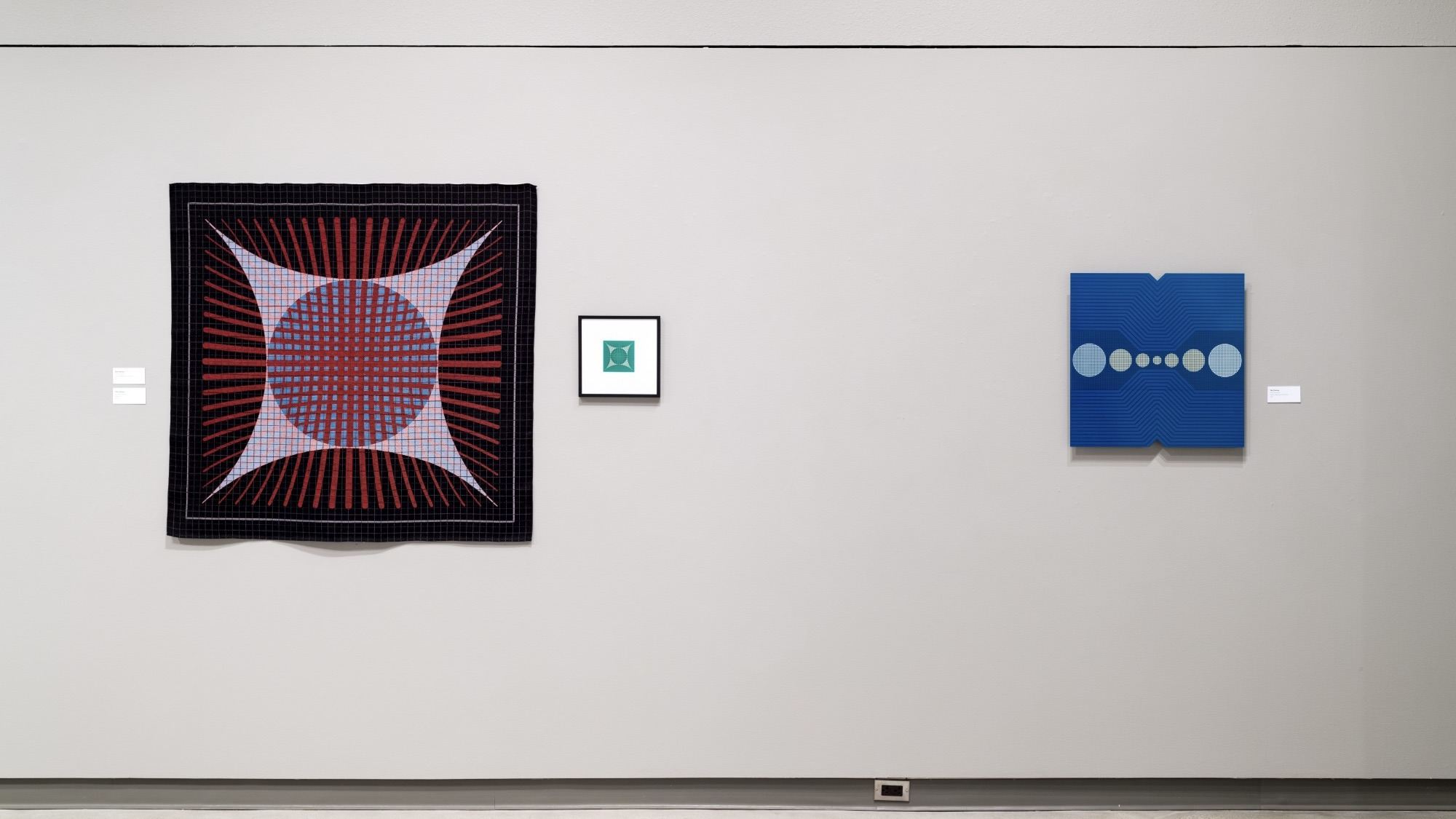 Photo of the Electronic Drift exhibition at the Waldemar A. Schmidt Art Gallery